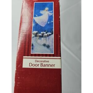 2007 Angel Door Banner, Christmas, By Enchanted Forest For Menards (Unopened).
